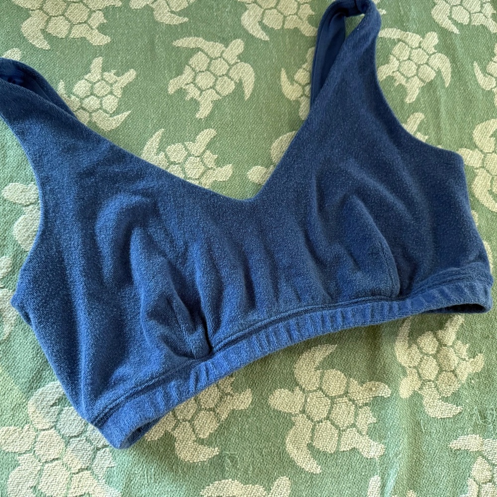 Offline By Aerie - Comfy Bra Blue- Women's XL